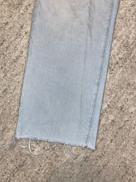 Garage Wide Leg Distressed Jeans in Light Wash Brileigh Blue 32" Waist - Picture 3 of 13